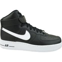 Nike Air Force 1 High '07 AN20 CK4369-001 buty sneakers męskie czarne 45,5. Czarne buty sportowe męskie Nike, ze skóry, na sznurówki, do koszykówki, Nike Air Force. W wyprzedaży za 469,99 zł.