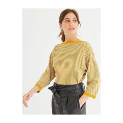 Sweter damski. Swetry damskie Promod, uniwersalny, bez wzorów, z jeansu, eleganckie, bez rękawów, bez kaptura. Za 139,90 zł.