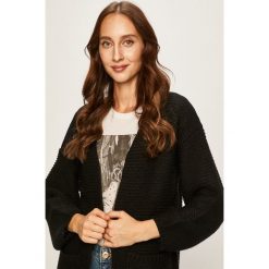 Brave Soul - Kardigan. Czarne swetry damskie Brave Soul, s, bez wzorów, z dzianiny, bez rękawów, bez kaptura. W wyprzedaży za 49,90 zł.