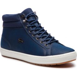 Sneakersy LACOSTE - Straightset Insulac 3181 Cam 7-36CAM006495K Nvy/Nvy. Niebieskie sneakersy męskie marki Lacoste, na co dzień, z aplikacjami, ze skóry, bez zapięcia. W wyprzedaży za 379,00 zł.