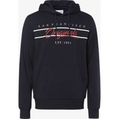 Jack & Jones - Męska bluza nierozpinana – Jorcitysign, niebieski. Niebieskie bluzy męskie Jack & Jones, xl, bez wzorów, z kapturem, bez rękawów, z kapturem. Za 119,95 zł.