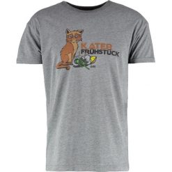 T-shirty męskie: Derbe KATERFRUEHSTUECK Tshirt z nadrukiem grey melange