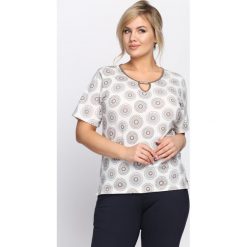 T-shirty damskie: Kremowy T-shirt Panoply