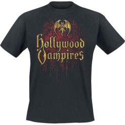 T-shirty męskie: Hollywood Vampires Logo Drips T-Shirt czarny