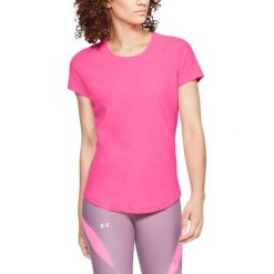 Under Armour Vanish Koszulka Różowy. Różowe koszulki damskie Under Armour, xs, bez wzorów, z elastanu, bez kołnierzyka, z krótkim rękawem. Za 240,95 zł.