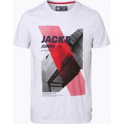 Jack & Jones - T-shirt męski, szary. Szare t-shirty męskie Jack & Jones, xl, z nadrukiem, z bawełny, bez kołnierzyka. Za 59,95 zł.