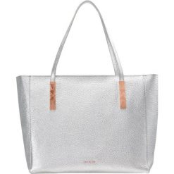 Shopper bag damskie: Ted Baker PAIGIE SOFT GRAIN LARGE ZIP TOTE Torebka silver