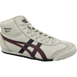 Asics białe Buty Onitsuka Tiger Mexico Mid Runner M HL328-250. Białe buty sportowe męskie Asics, ze skóry, bez zapięcia. W wyprzedaży za 429,00 zł.