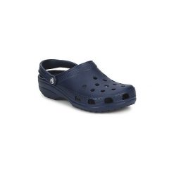 Chodaki Crocs CLASSIC. Niebieskie klapki damskie Crocs, bez wzorów, bez obcasa. Za 149,00 zł.