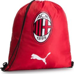 Plecak PUMA - Ac Milan Gym Sack 075938 01 Tango Red/Puma Black. Czerwone plecaki męskie Puma, bez wzorów, z materiału, sportowe. Za 79,99 zł.
