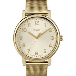 Timex - Zegarek T2N598. Żółte zegarki damskie Timex, ze stali. W wyprzedaży za 289,90 zł.