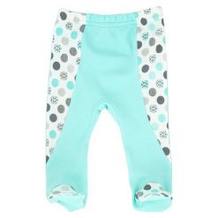 Makoma Spodenki Dziewczęce Mint Dots 62 Wielokolorowy. Zielone śpiochy niemowlęce marki Makoma, z bawełny. Za 35,00 zł.