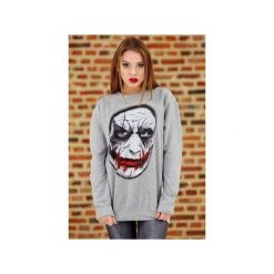 Bluza UNDERWORLD casual Jocker. Szare bluzy damskie Underworld, xxl, z nadrukiem, z bawełny, casualowe, bez kołnierzyka, bez rękawów, bez kaptura. Za 119,99 zł.