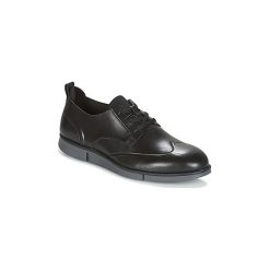 Derby Clarks TRIGEN WING. Czarne półbuty męskie marki Clarks, bez wzorów, bez zapięcia. Za 423,20 zł.