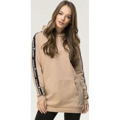 Cardio Bunny - Bluza Monaco. Szare bluzy damskie Cardio Bunny, s, z aplikacjami, z elastanu, bez rękawów, z kapturem. Za 179,90 zł.
