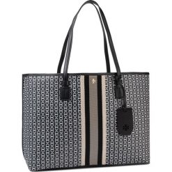 Torebka TORY BURCH - Gemini Link Convas Tote 53303 Black Gemini Link 892. Czarne torebki klasyczne damskie Tory Burch, bez wzorów, ze skóry ekologicznej, bez dodatków. W wyprzedaży za 849,00 zł.
