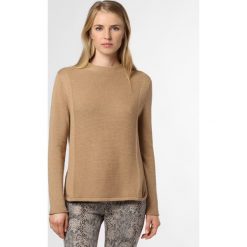 Marie Lund - Sweter damski, beżowy. Brązowe swetry damskie Marie Lund, l, bez wzorów, z bawełny, bez rękawów, bez kaptura. Za 229,95 zł.