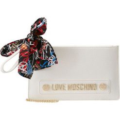Kopertówki damskie: Love Moschino SCARF CLUTCH Kopertówka bianco