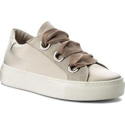 Sneakersy BRONX - ByardenX 66038-NS Champagne 2207. Brązowe półbuty damskie marki Bronx, na co dzień, z aplikacjami, ze skóry, bez obcasa, na płaskiej podeszwie, bez zapięcia. W wyprzedaży za 279,00 zł.