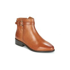 Botki Dune London PAULO. Pomarańczowe botki damskie Dune London, bez obcasa, bez zapięcia. Za 375,20 zł.