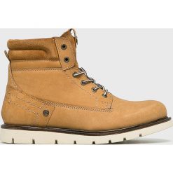 Wrangler - Buty Tucson. Pomarańczowe buty sportowe męskie marki Wrangler, z materiału, na sznurówki. W wyprzedaży za 319,90 zł.