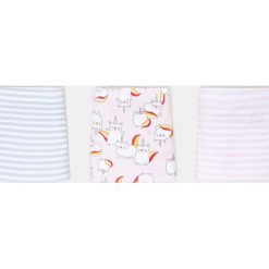 Blukids - Figi dziecięce (3-pack). Różowe majtki dziewczęce Blukids, z bawełny. W wyprzedaży za 34,90 zł.