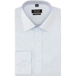 Koszula bexley 2577 długi rękaw slim fit niebieski. Niebieskie koszule męskie marki Recman, m, bez wzorów, bez kołnierzyka, z długim rękawem. Za 139,00 zł.
