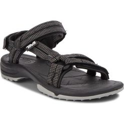 Sandały TEVA - Fi Lite 1001474 City Light Black/Pastel. Czarne klapki damskie Teva, bez wzorów, z tworzywa sztucznego, bez obcasa. W wyprzedaży za 269,00 zł.