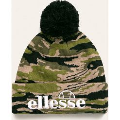 Ellesse - Czapka. Zielone czapki damskie Ellesse, na zimę, bez wzorów, z elastanu. W wyprzedaży za 59,90 zł.