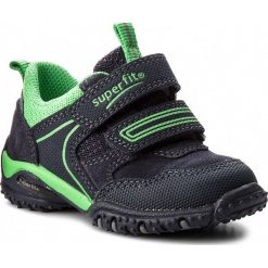 Sneakersy SUPERFIT - 3-09233-80 M Blau/Grün. Niebieskie trampki chłopięce Superfit, bez wzorów, ze skóry, na rzepy. W wyprzedaży za 189,00 zł.
