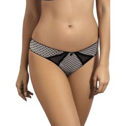 Stringi: Stringi „Rhinestone” w kolorze szaro-czarnym