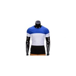T-SHIRT MĘSKI BEZ NADRUKU S836 - NIEBIESKI. Niebieskie t-shirty męskie z nadrukiem Inny, m. Za 29,00 zł.