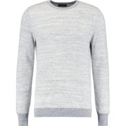 Swetry klasyczne męskie: Bruun & Stengade ALAIN Sweter grey