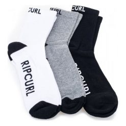 Rip Curl 3-Pack Skarpety Męskie Rip Surfco Crew 3p 40-42, Wielobarwny. Szare skarpetki męskie Rip Curl, z materiału. Za 67,00 zł.