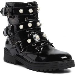 Trapery DEEZEE - WS2978-02 Black. Czarne trapery damskie DeeZee, ze skóry ekologicznej, bez obcasa, bez zapięcia. Za 149,99 zł.