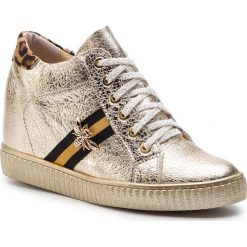 Sneakersy R.POLAŃSKI - 0959 Złoty Krysz. Żółte półbuty damskie R.Polański, ze skóry. Za 339,00 zł.