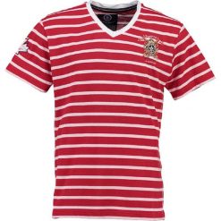T-shirty męskie: Koszulka „Jobourg” w kolorze czerwono-białym