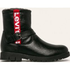 Levi's - Botki dziecięce. Czarne botki dziewczęce Levi's®, bez zapięcia. W wyprzedaży za 199,90 zł.