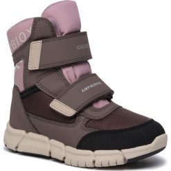 Śniegowce GEOX - J Flexyper G. B Abx A J94APA 0FU54 C1XA8 S Smoke Grey/Old Rose. Pomarańczowe śniegowce dziewczęce Geox, bez zapięcia. W wyprzedaży za 219,00 zł.