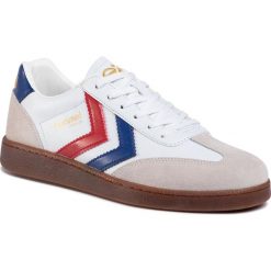 Sneakersy HUMMEL - VM78 Cph Leather 20608-9001 White. Białe sneakersy męskie Hummel, bez wzorów, z zamszu, klasyczne, bez zapięcia. Za 339,00 zł.
