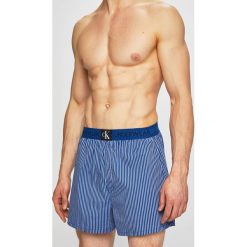 Calvin Klein Underwear - Bokserki. Niebieskie bokserki męskie Calvin Klein Underwear, bez wzorów, z bawełny. W wyprzedaży za 79,90 zł.
