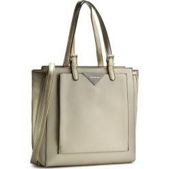 Torebka MONNARI - BAG0230-023 Gold. Szare torebki klasyczne damskie marki Monnari, w paski, z materiału, duże. W wyprzedaży za 169,00 zł.