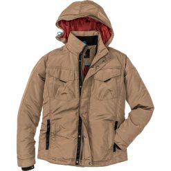 Kurtka ocieplana Regular Fit bonprix koniakowy. Pomarańczowe płaszcze męskie bonprix, m, bez wzorów, bez kaptura. Za 199,99 zł.