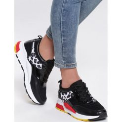 Czarne Sneakersy Rapid. Czarne sneakersy damskie Renee, z materiału. Za 99,99 zł.