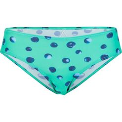 Figi bikini bonprix zielono-niebieski z nadrukiem. Zielone stroje kąpielowe damskie bonprix, z nadrukiem. Za 21,99 zł.