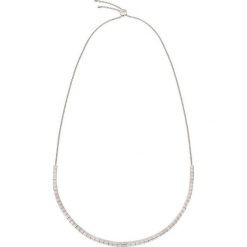 Calvin Klein Naszyjnik Srebrny. Szare naszyjniki damskie Calvin Klein, z kryształem, srebrne. Za 412,95 zł.