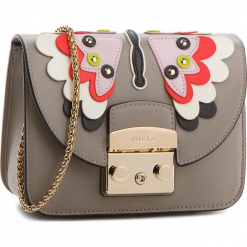 Torebka FURLA - Metropolis Papillon 966260 B BOU1 K58 Sabbia b. Szare torebki klasyczne damskie marki Furla, ze skóry. W wyprzedaży za 1289,00 zł.