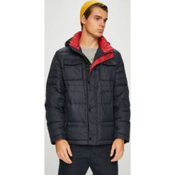 Pierre Cardin - Kurtka puchowa. Niebieskie płaszcze męskie Pierre Cardin, bez wzorów, z poliesteru, krótkie, bez kaptura. W wyprzedaży za 569,90 zł.