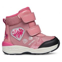 Geox Dziewczęce Buty Zimowe Za Kostkę New Gulp, 23, Różowe. Różowe buty dziewczęce zimowe Geox, za kostkę, bez zapięcia. Za 329,00 zł.
