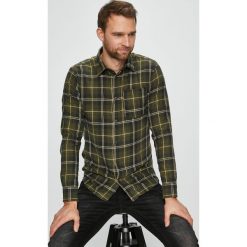 Jack & Jones - Koszula. Szare koszule męskie na spinki Jack & Jones, l, w kratkę, z bawełny, z klasycznym kołnierzykiem, z długim rękawem. W wyprzedaży za 99,90 zł.